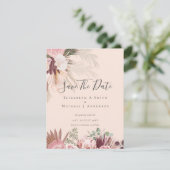 BOHO FOTO RETTE DATES - Pampas Grass Burgund (Stehend Vorderseite)