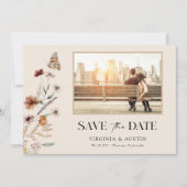 Boho Foto Save the Date (Vorderseite)