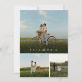 Boho Foto Save the Date Minimalistisch Einladung (Vorderseite)