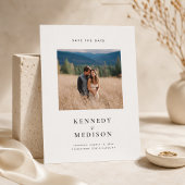 Boho-Foto-Save-the-Date | Moderne minimalistische  Save The Date