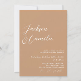 Boho Foto Wedding Einladung