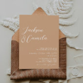 Boho Foto Wedding Einladung