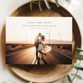 Boho Foto Wedding QR Code Save The Date