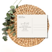 Boho Foto Wüste Wedding Save the Date Ankündigungspostkarte