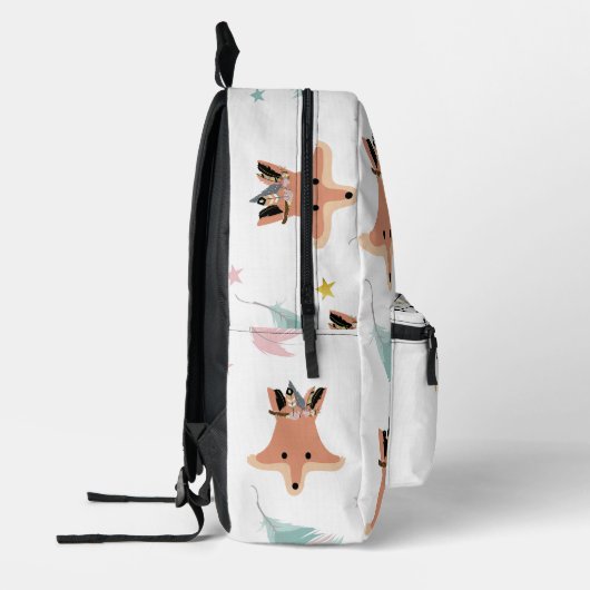 Boho Fox Bedruckter Rucksack (Links)