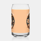 Boho Fox "Bleibe Wild, Bleibe frei" Holzdesign Dosenglas (Links)