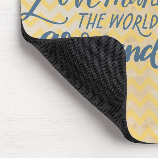 Boho Fox Liebe Zitat Mousepad (Ecke)