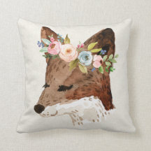 Boho Fox mit PastellBlumen