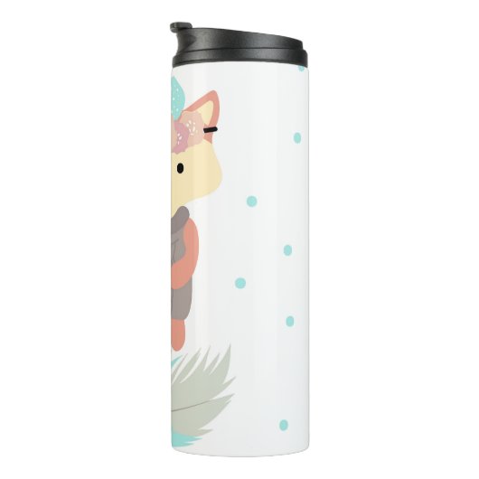 Boho Fox Thermosbecher (Nach rechts gedreht)