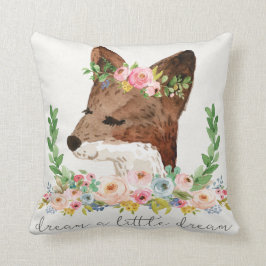 Boho Fox-Waldtraum ein kleines Traumkissen Kissen