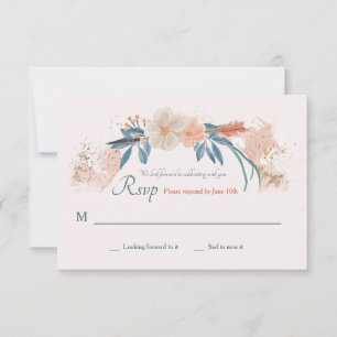 Boho Frame Antwortkarte RSVP Karte