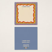 Boho Frame Earring Necklace Juwelier Display Card (Vorne & Hinten)