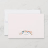 Boho Frame RSVP-Karte RSVP Karte (Rückseite)