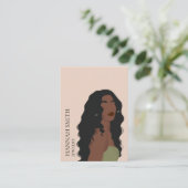 Boho Frau Stud Earring Display Visitenkarte (Stehend Vorderseite)
