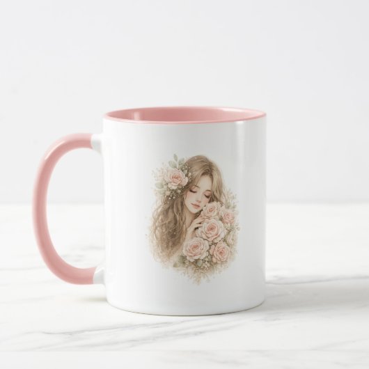 Boho-Frauen-Akzentschale Tasse (Links)