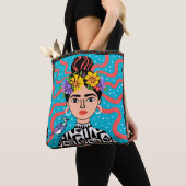 Boho Frida Style Tote Bag am Model Tote Bag Tasche (Von Nahem)