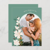 Boho Frohe Weihnachten in der Wüste - grün (Vorne/Hinten)