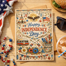 Boho Frohen Unabhängigkeitstag Americana