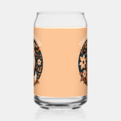 Boho Fuchs "Bleib wild, bleib frei" Wald-Design Dosenglas (Links)