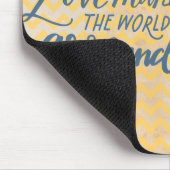 Boho Fuchs Liebe Zitat Mousepad (Ecke)