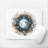 Boho Full Moon Mousepad (Mit Mouse)