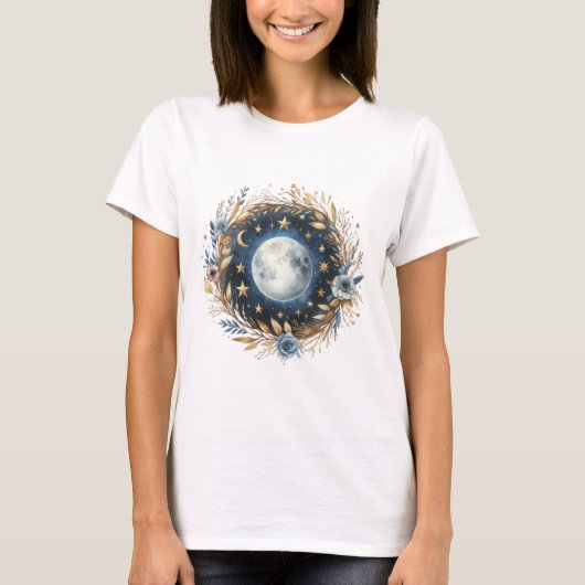 Boho Full Moon T-Shirt (Vorderseite)