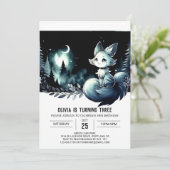 Boho Fun Cat Birthday Einladung (Stehend Vorderseite)