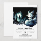 Boho Fun Cat Birthday Einladung (Vorne/Hinten)