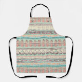 Boho fun gemustert schürze (Vorderseite)