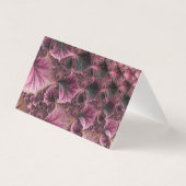 Boho Funky Eclectic Pink Black Abstrakt Fraktal (Rückseite)
