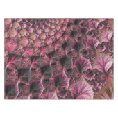 Boho Funky Eclectic Pink Black Abstrakt Fraktal Tischdecke (Vorderseite (Horizontal))