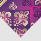 Boho Funky Trendy Retro abstraktes Muster Seidenpapier (Detail)