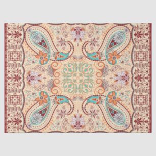 Boho Funky Trendy Retro abstraktes Muster Seidenpapier