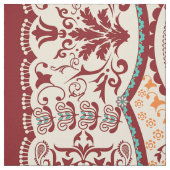 Boho Funky Trendy Retro abstraktes Muster Stoff (Muster)