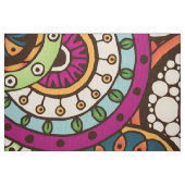 Boho Funky Trendy Retro abstraktes Muster Stoff (Fat Quarter (45,7 x 55,9 cm))