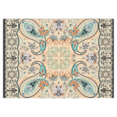 Boho Funky Trendy Retro abstraktes Muster Tischdecke (Vorderseite (Horizontal))