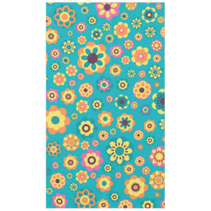 Boho Funky Trendy Retro abstraktes Muster Tischdecke