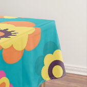 Boho Funky Trendy Retro abstraktes Muster Tischdecke (Beispiel)