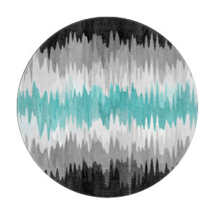 Boho Funky Wavy Abstract Libramasculine Stolzflagg Schneidebrett