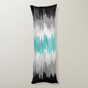 Boho Funky Wavy Abstract Libramasculine Stolzflagg Seitenschläferkissen