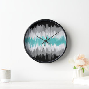 Boho Funky Wavy Abstract Libramasculine Stolzflagg Uhr