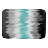 Boho Funky Wavy Abstrakt Libramasculine Prilag Badematte (Vorderseite)