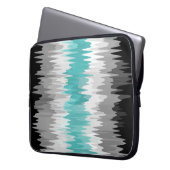 Boho Funky Wavy Abstrakt Libramasculine Prilag Laptopschutzhülle (Vorderseite Links)