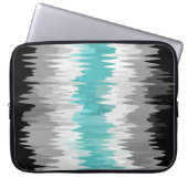 Boho Funky Wavy Abstrakt Libramasculine Prilag Laptopschutzhülle (Vorderseite)