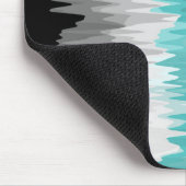 Boho Funky Wavy Abstrakt Libramasculine Prilag Mousepad (Ecke)
