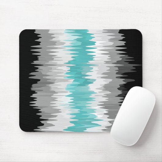 Boho Funky Wavy Abstrakt Libramasculine Prilag Mousepad (Mit Mouse)