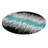 Boho Funky Wavy Abstrakt Libramasculine Prilag Schneidebrett (Ecke)