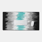Boho Funky Wavy Abstrakt Libramasculine Prilag Schreibtischunterlage (Tastatur & Maus)