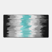 Boho Funky Wavy Abstrakt Libramasculine Prilag Schreibtischunterlage (Vorderseite)
