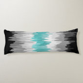 Boho Funky Wavy Abstrakt Libramasculine Prilag Seitenschläferkissen (Rückseite)